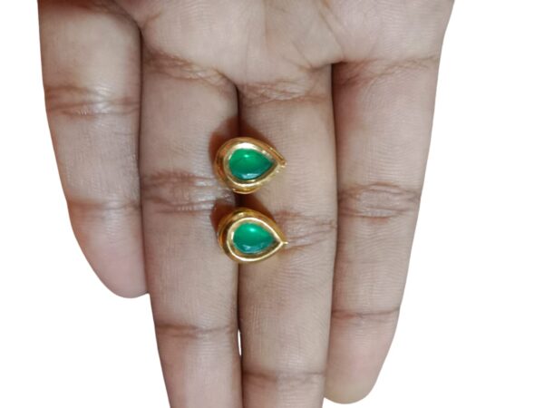 Drop Kudan Mangalsutra With Earring - Image 3