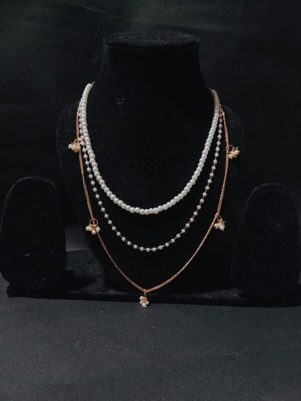 Triple Tier Elegance Necklace