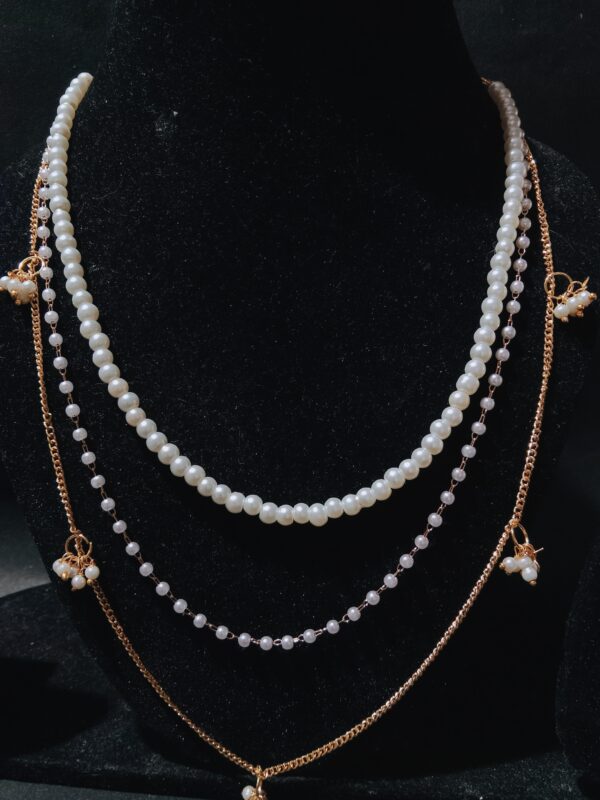 Triple Tier Elegance Necklace - Image 2