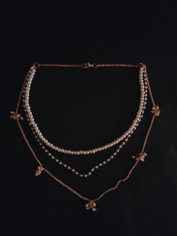 Triple Tier Elegance Necklace - Image 3